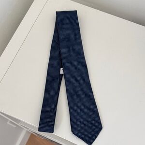 Bespoke Navy Blue Men's Tie